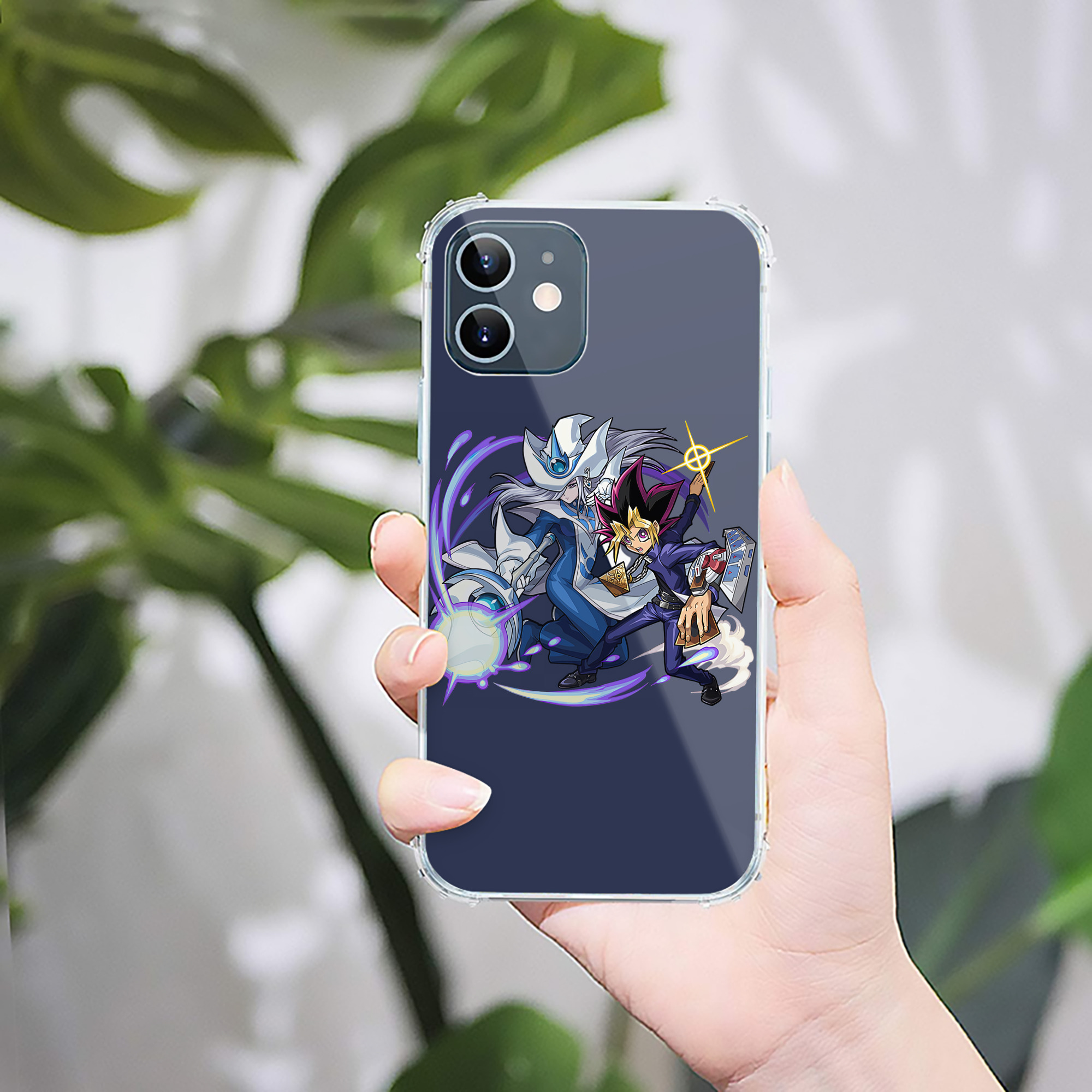 （画像用） 遊☆戯☆王 Yu-Gi-Oh! 【iPhone 12シリーズ対応】透明スマホケース（クリアソフトケース）
